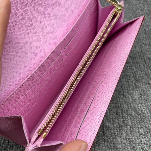 100% Authentic Louis Vuitton Sarah Multicolor Monogram Canvas Wallet - Picture 8 of 10